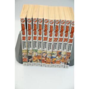 Naruto Manga Lot Vol. 16–25 English VIZ Media Masashi Kishimoto Shonen Jump
